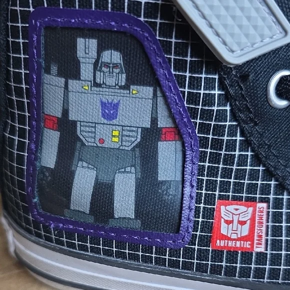 Converse Limited Edition Transformers Black High-Tops All Star Sneakers - Picture 6 of 10